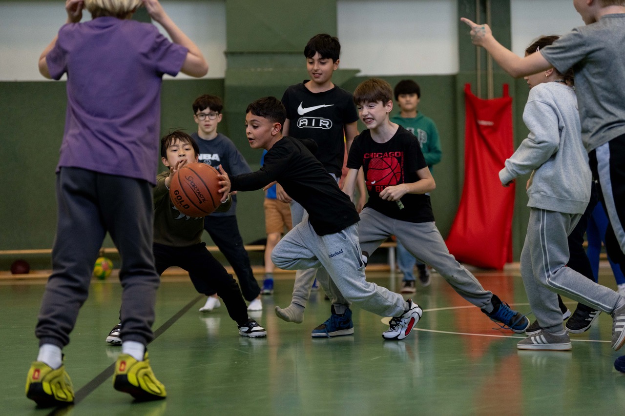 Knights Basketball League play